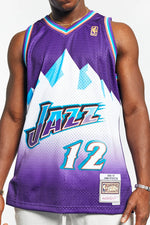 MNA-I32 (Mitchell and ness swingman jersey jazz jstktn 96-97 road purple) 112398695