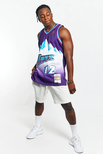 MNA-I32 (Mitchell and ness swingman jersey jazz jstktn 96-97 road purple) 112398695