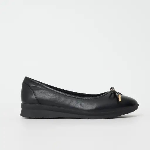 HP-V4 (Hush puppies nancy women's leather shoes black) 82697391