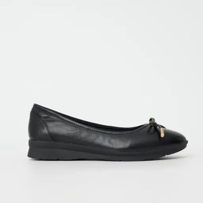 HP-V4 (Hush puppies nancy women's leather shoes black) 82697391