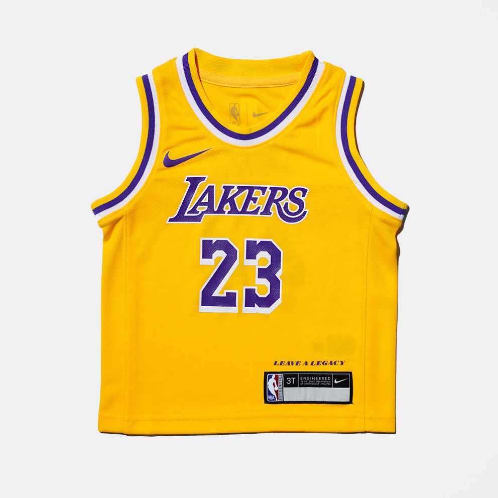 NA-J48 (Nike toddler icon replica jersey lakers lebron james amarillo) 102594348