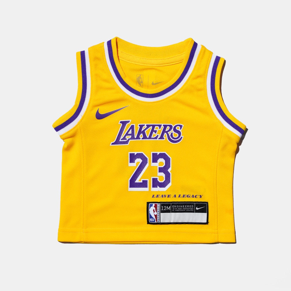 NA-H48 (Nike infant icon replica lakers lebron james jersey amarillo) 12594348