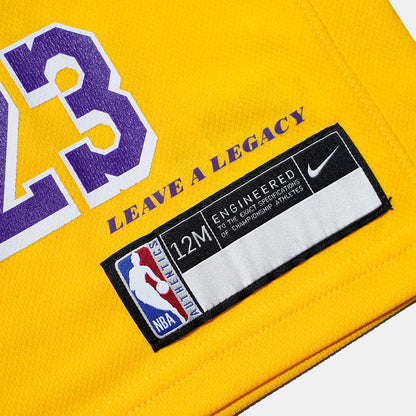 NA-H48 (Nike infant icon replica lakers lebron james jersey amarillo) 12594348