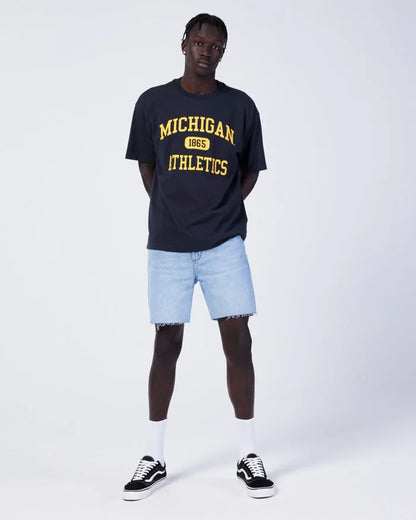 NCAA-G (Ncaa athletics tee michigan washed black) 112293043