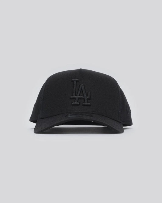 NEC-H55 (New era 940 A frame black on black ripstop la dodgers snapback osfm) 112392670