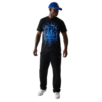 NEA-C12 (New era mlb oversize los angeles dodgers paisley tee black) 92594000