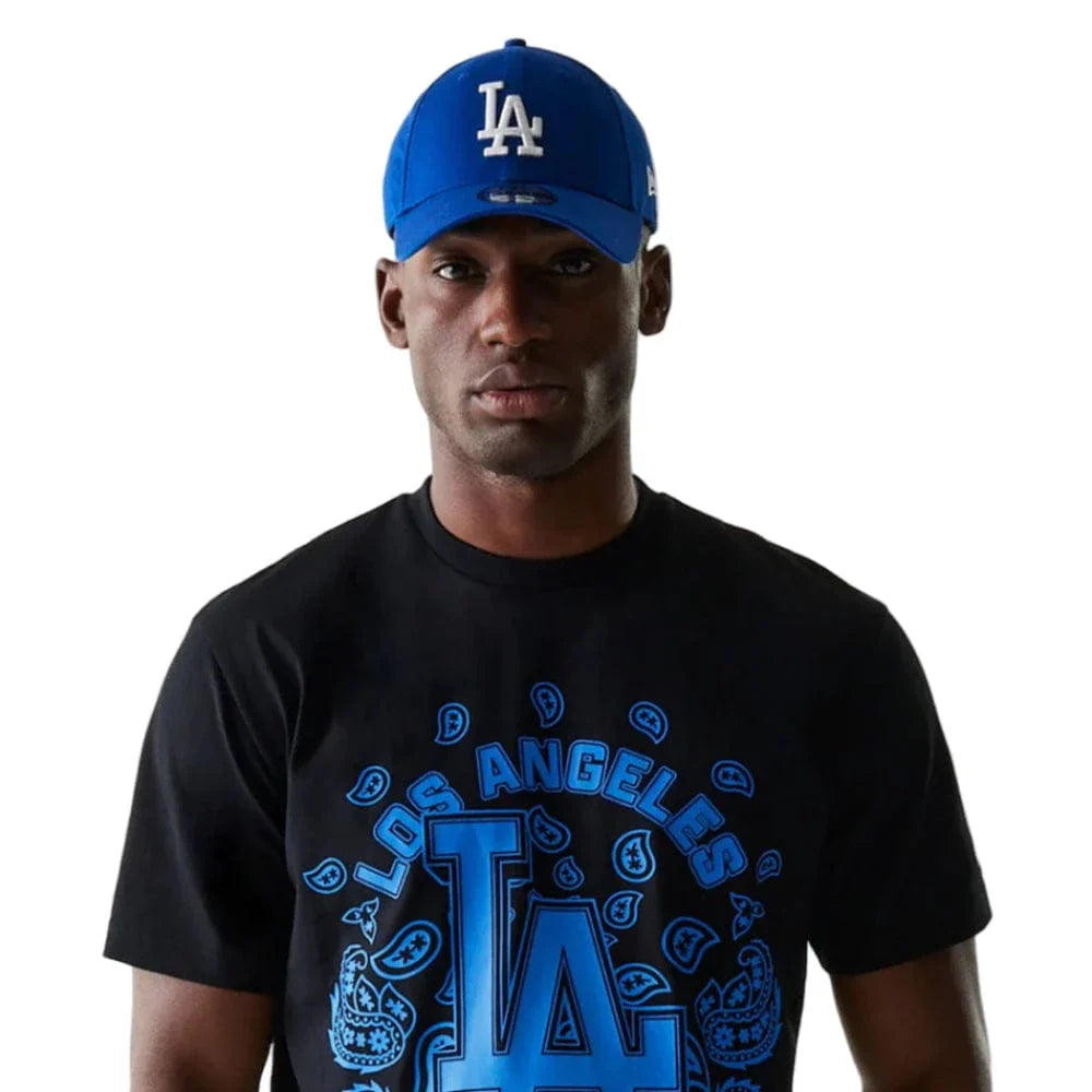 NEA-C12 (New era mlb oversize los angeles dodgers paisley tee black) 92594000