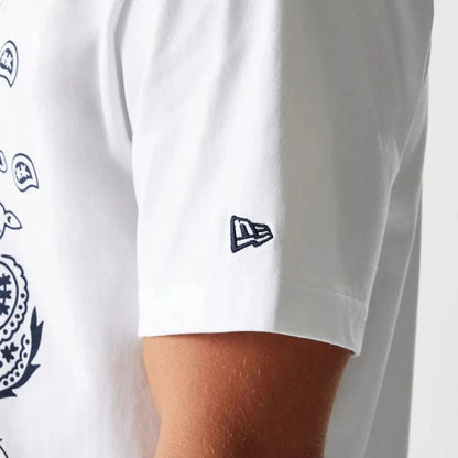 NEA-D12 (New era mlb oversize new york yankees paisley tee white) 92594000