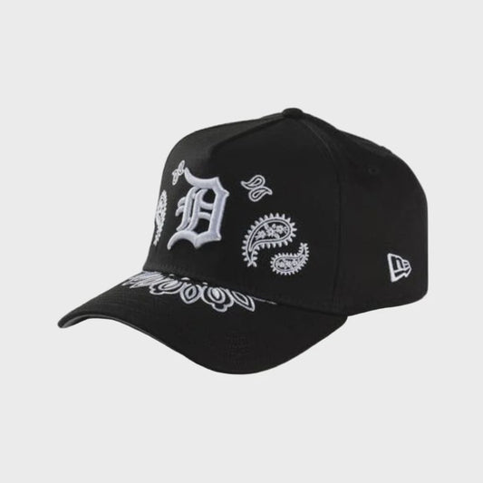 NEC-L67 (New era 940 A frame paisley detroit tigers snapback black/grey UV osfm) 92592670