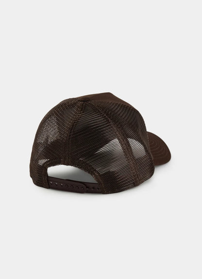 NEC-Q70 (New era 940 A frame burnt wood kansas city chiefs trucker snapback brown osfm) 122592450