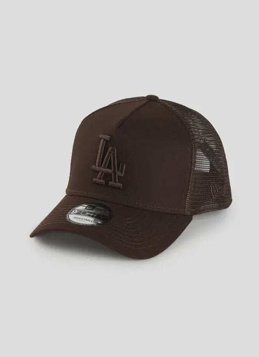 NEC-P70 (New era 940 A frame burnt wood los angeles dodgers trucker snapback brown osfm) 122592450