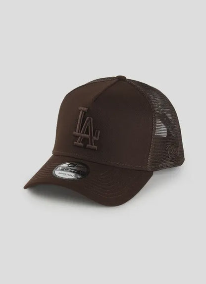 NEC-P70 (New era 940 A frame burnt wood los angeles dodgers trucker snapback brown osfm) 122592450