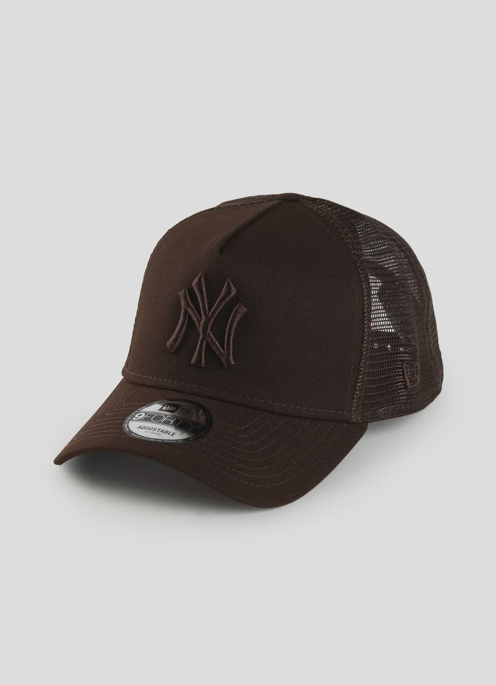 NEC-R70 (New era 940 A frame burnt wood new york yankees trucker snapback brown osfm) 122592450