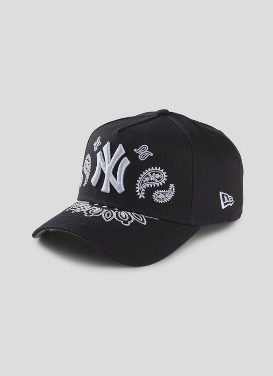 NEC-J67 (New era 940 A frame paisley new york yankees snapback navy/grey UV osfm) 92592670