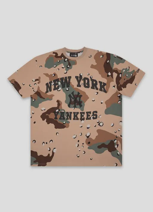 NEA-M14 (New era new york yankees field issue short sleeve camo t-shirt claypan camo) 62695000