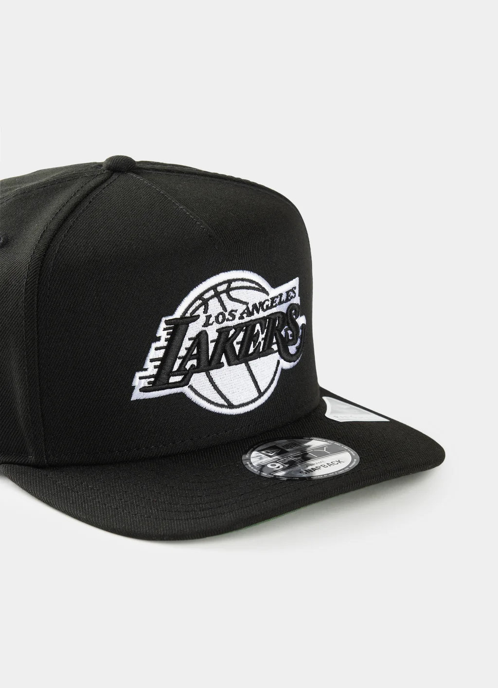 NEC-Y69 (New era 950 A frame classic black/white los angeles lakers snapback black/cilantro green UV osfm) 112593290