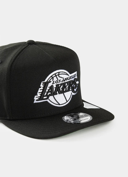 NEC-Y69 (New era 950 A frame classic black/white los angeles lakers snapback black/cilantro green UV osfm) 112593290