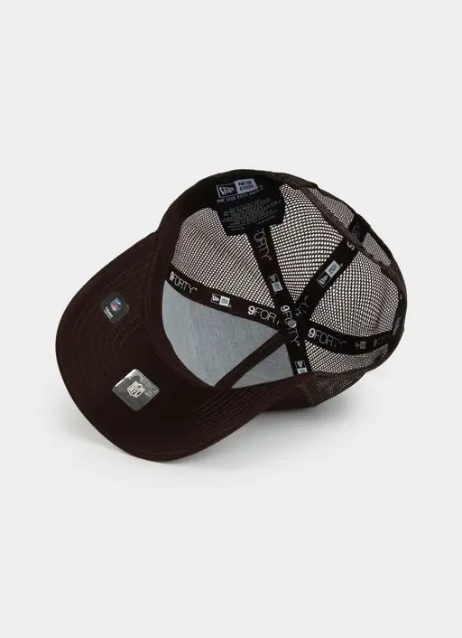 NEC-O70 (New era 940 A frame burnt wood las vegas raiders trucker snapback brown osfm) 122592450