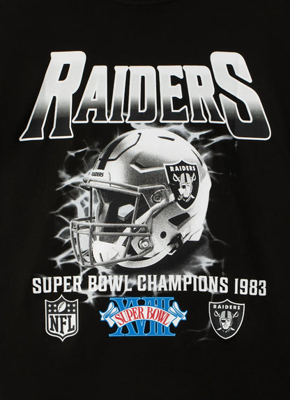 NEA-B13 (New era nfl champ oversize tee las vegas raiders black) 12694000