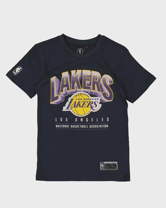 NBAA-P3 (Nba essentials newark short sleeve tee lakers navy) 112392826