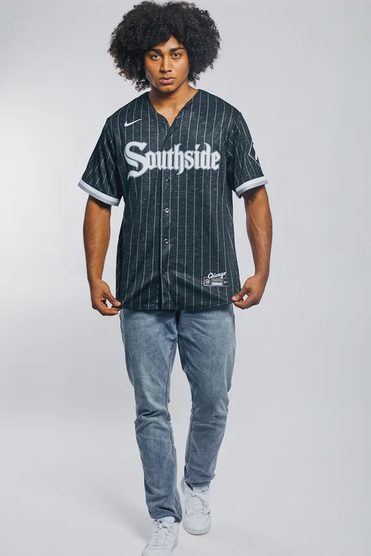 NA-D47 (Nike ltd city connect white sox jersey black) 225910000