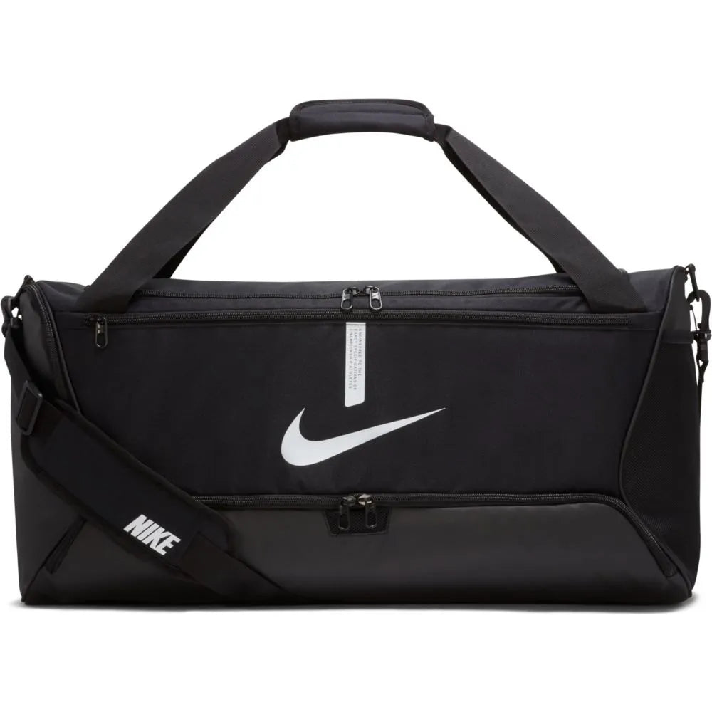 NE-S25 (Nike academy duffel bag medium black/white) 92493500