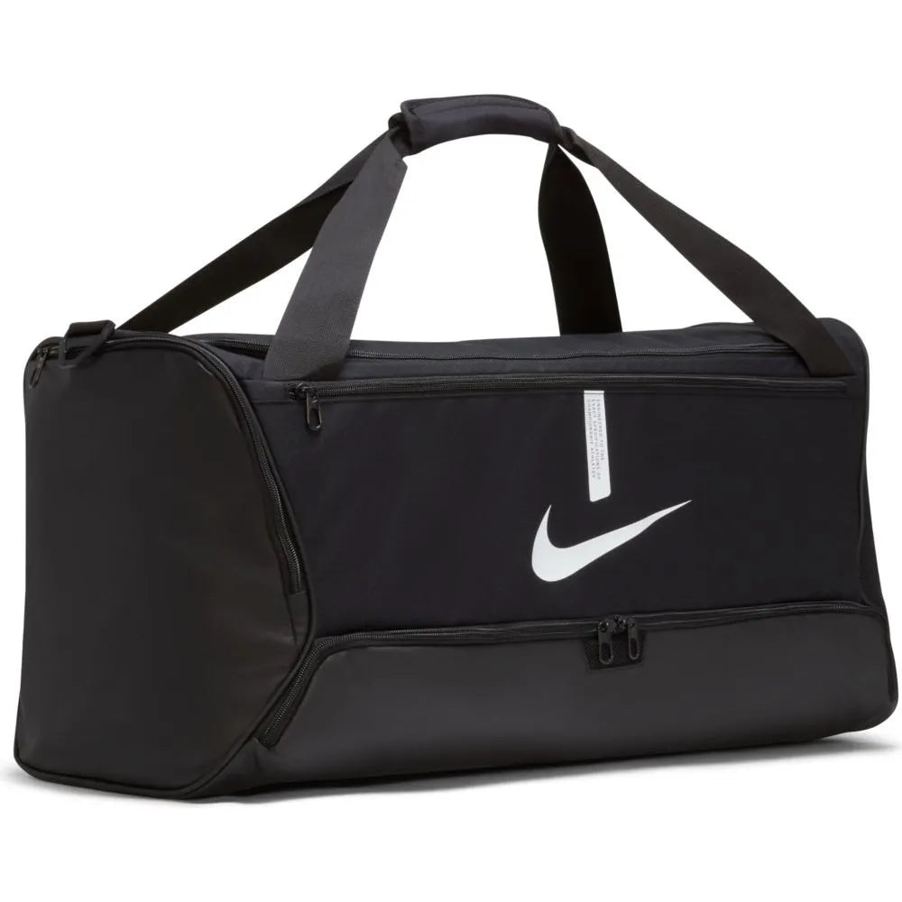 NE-S25 (Nike academy duffel bag medium black/white) 92493500