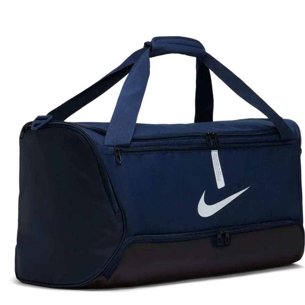 NE-T25 (Nike academy duffel bag medium midnight navy/white) 92493500