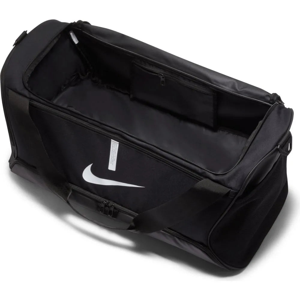 NE-S25 (Nike academy duffel bag medium black/white) 92493500