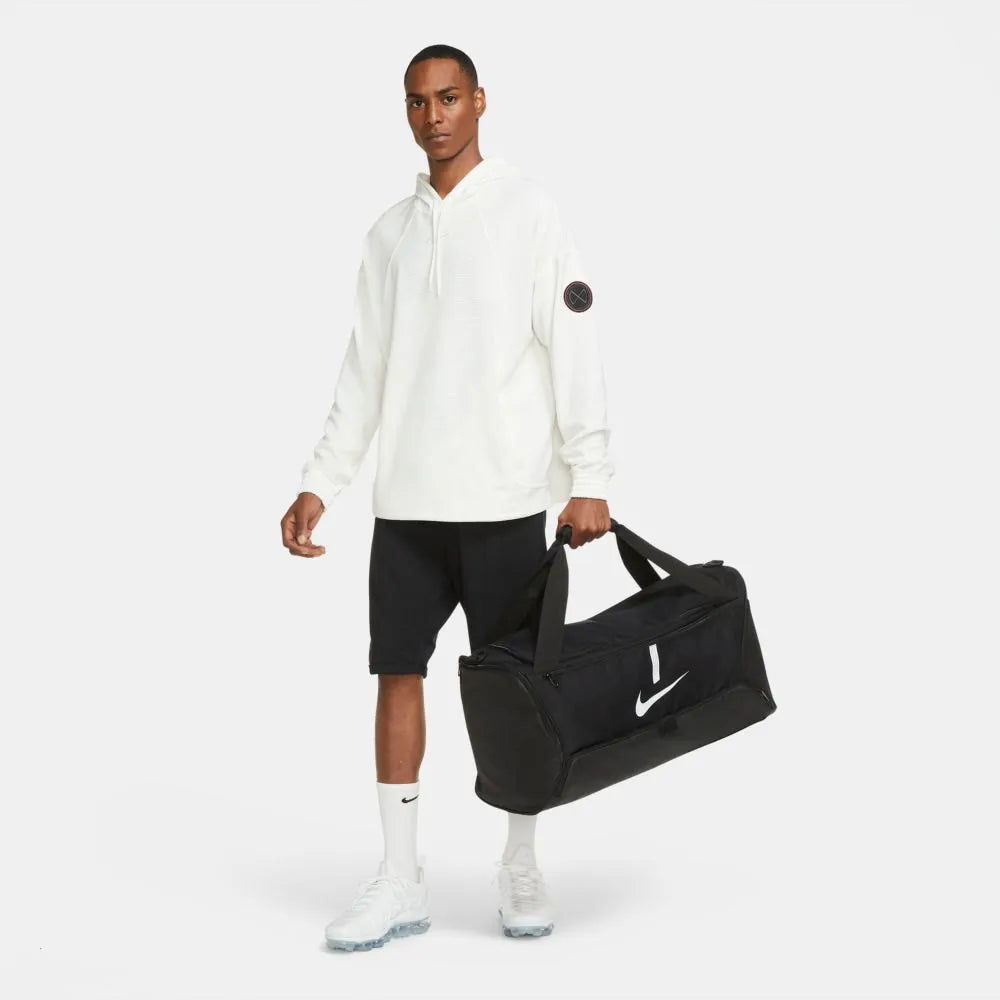 NE-S25 (Nike academy duffel bag medium black/white) 92493500