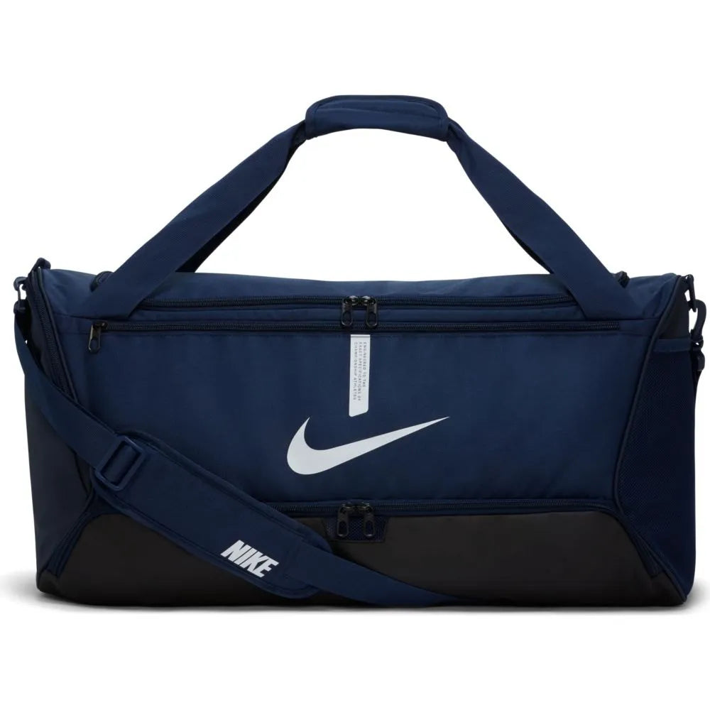 NE-T25 (Nike academy duffel bag medium midnight navy/white) 92493500