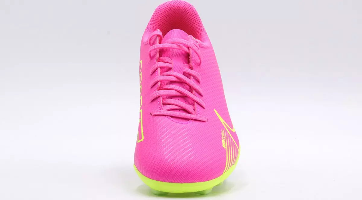 N-H136 (Nike jr vapor 15 club fg/mg pink blast/volt/gridiron) 92394604