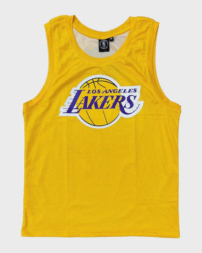 NBAA-W3 (Nba essentials name & number tank lebron james lakers yellow) 112394782