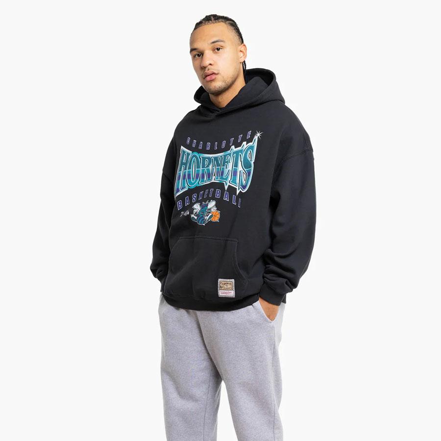 MNA-L29 (Mitchell and ness glow up hoodie hornets faded black) 72396521