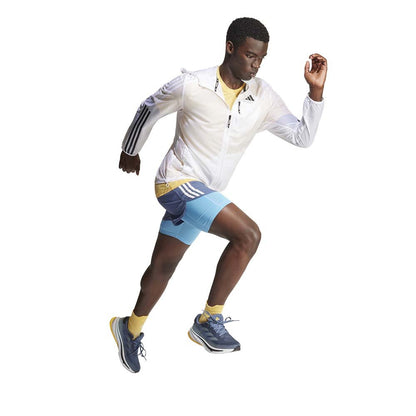 AA-T23 (Adidas own the run 3-stripes jacket white/black) 52498178