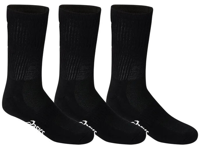 ASA-D (Asics pace crew sock 3 pack performance black) 82491500