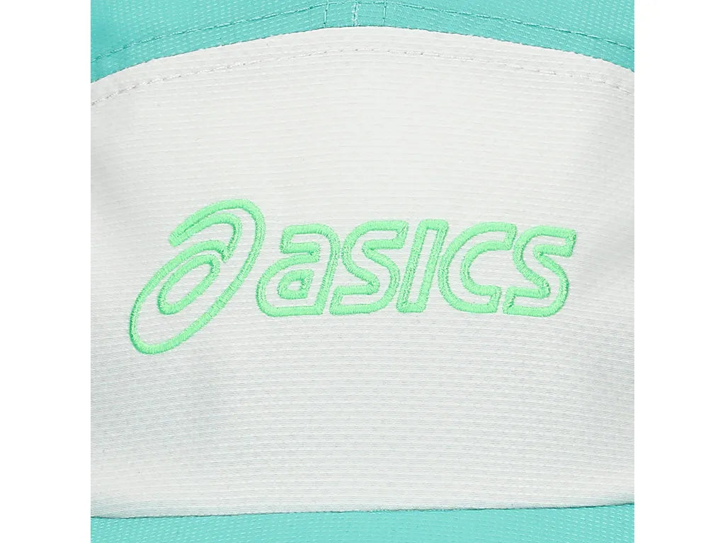 ASA-O1 (Asics performance running 5 panel cap aurora green/cream) 32692475