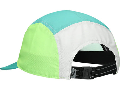 ASA-O1 (Asics performance running 5 panel cap aurora green/cream) 32692475