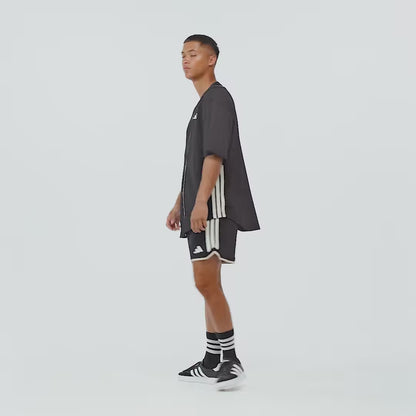 AA-W29 (Adidas stadium mesh shorts black/off white) 12694089