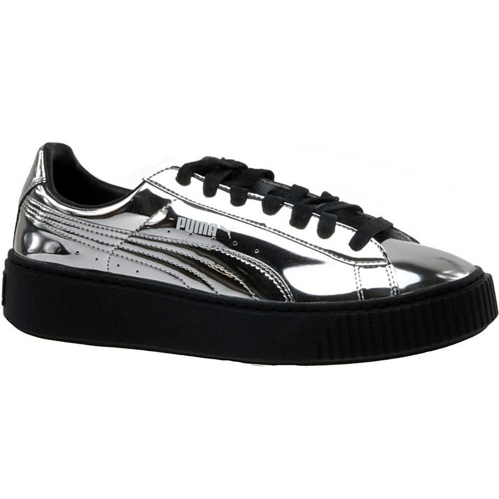 P-B33 (Puma basket creeper metallic silver) 11795556 PUMA