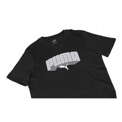 PA-A10 (Puma graphics hip hop tee black) 122392250