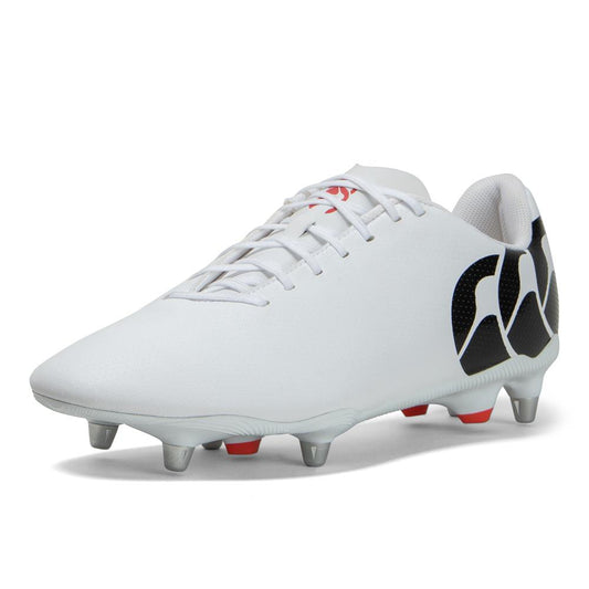 CCC-E (Canterbury speed raze soft ground boots white/black) 72695652