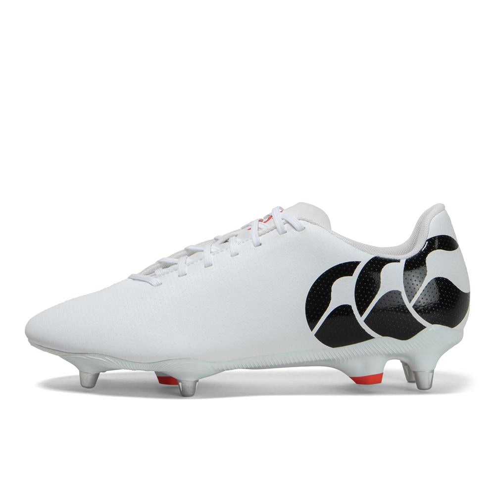 CCC-E (Canterbury speed raze soft ground boots white/black) 72695652