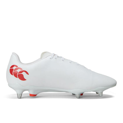 CCC-E (Canterbury speed raze soft ground boots white/black) 72695652