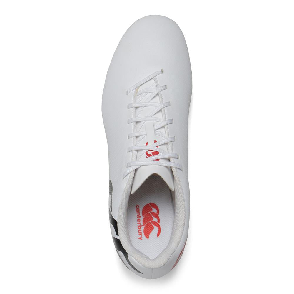 CCC-E (Canterbury speed raze soft ground boots white/black) 72695652