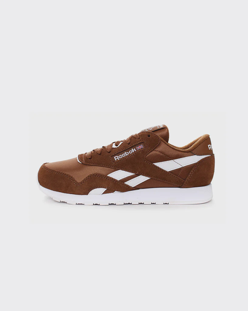 R-A16 (Reebok classic nylon white/collegiate brown) 112396138