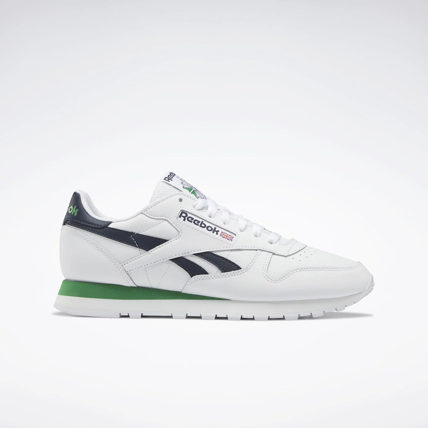 R-S14 (Reebok classic leather white/vector navy/glen green) 32298185 REEBOK