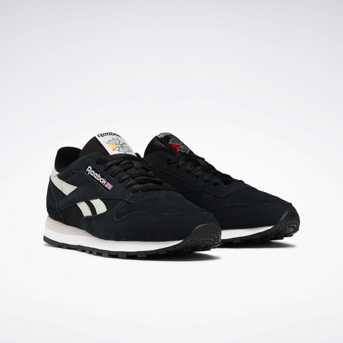 R-M15 (Reebok classic leather black/steely fog/cherry) 82398184 REEBOK