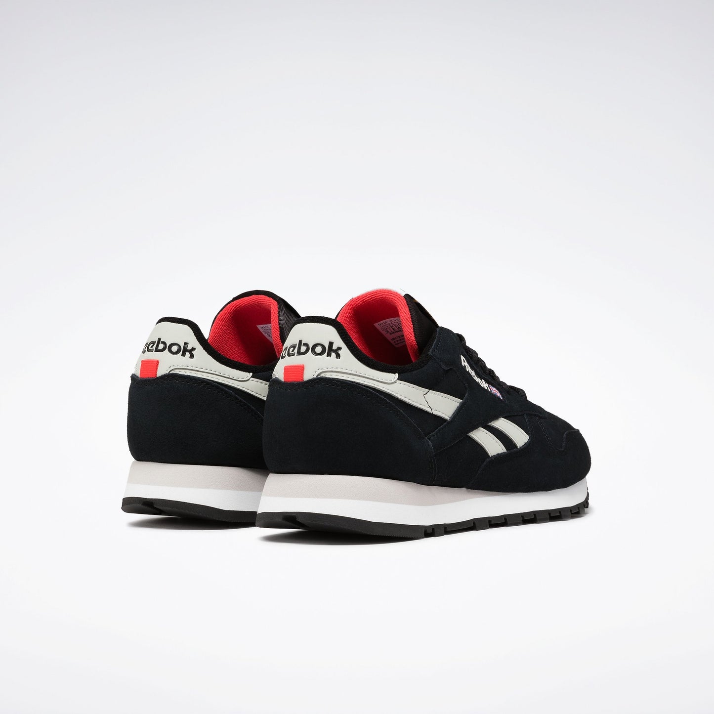 R-M15 (Reebok classic leather black/steely fog/cherry) 82398184 REEBOK