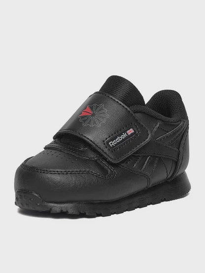 R-D18 (Reebok toddlers classic leather black/grey) 82693826